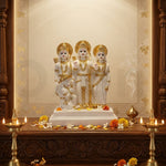 Ram Darbar Murti for Home Temple & Pooja Room – 10 Inch thumbnail 1