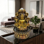 Buddha Water Fountain for Home Decor with Crystal Ball LED Light -M2 thumbnail 1