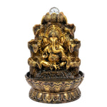 Lord Ganesha Water Fountain with LED Crystal Ball - M2 thumbnail 2