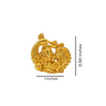 Brass Lord Ganesha Idol for Home Temple, Office Desk & Car Dashboard – 0.90 Inch thumbnail 6