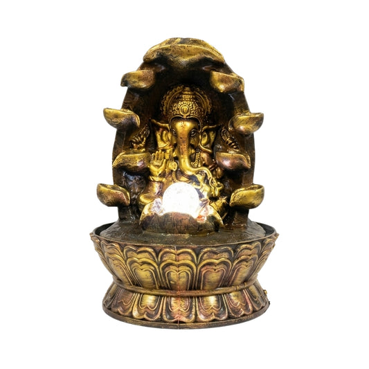 Lord Ganesha Water Fountain with LED Light -M3