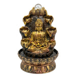 Buddha Water Fountain for Home Decor with Crystal Ball LED Light -M2 thumbnail 2