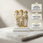 Ram Darbar Murti for Home Temple & Pooja Room – 10 Inch thumbnail 2