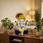 Decorative Lord Ganesha Idol – Multicolour Spiritual Showpiece thumbnail 3