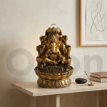 Lord Ganesha Water Fountain with LED Crystal Ball - M2 thumbnail 3