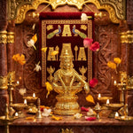 Brass Lord Ayyappa Idol for Pooja Room & Home Temple thumbnail 2