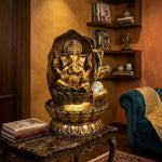 Lord Ganesha Water Fountain with LED Light -M1 thumbnail 3