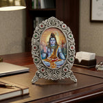 Decorative German Silver God Photo Frame with Floral Design thumbnail 3