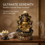 Buddha Water Fountain for Home Decor with Crystal Ball LED Light -M2 thumbnail 3