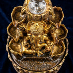 Lord Ganesha Water Fountain with LED Crystal Ball - M2 thumbnail 5