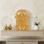 Brass Tirupati Balaji Idol for Home Temple, Pooja Room & Office Décor – 2.5 Inch thumbnail 3