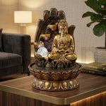 Buddha Water Fountain for Home Decor with LED Light -M1 thumbnail 6