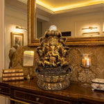 Lord Ganesha Water Fountain with LED Crystal Ball - M2 thumbnail 6