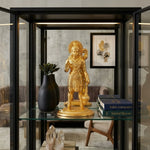 Brass Hanuman Idol for Home Temple, Pooja Room & Car Dashboard – 1.5 Inch thumbnail 6