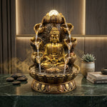 Buddha Water Fountain for Home Decor with Crystal Ball LED Light -M2 thumbnail 7