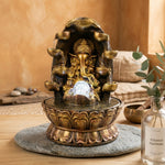Lord Ganesha Water Fountain with LED Light -M3 thumbnail 8