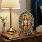 Decorative German Silver God Photo Frame with Floral Design thumbnail 5