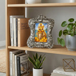 Vintage Floral Metal God Photo Frame for Tabletop Décor thumbnail 5
