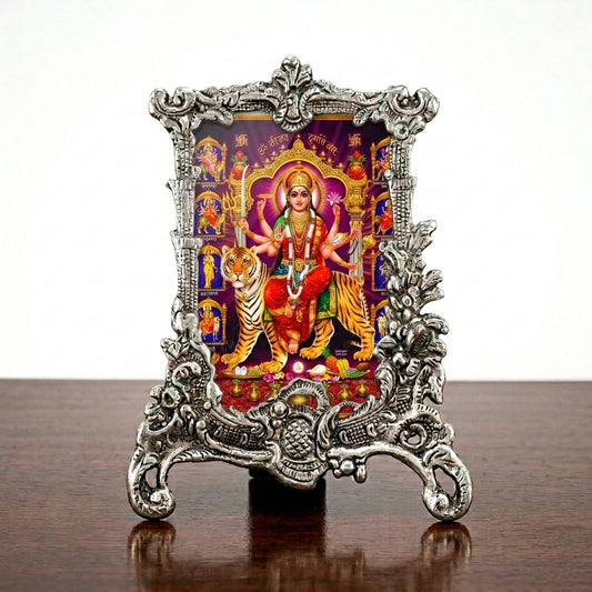 German Silver God Photo Frame for Tabletop Display