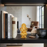 Brass Lord Ganesha Idol for Home Temple, Office Desk & Car Dashboard – 1 Inch thumbnail 6